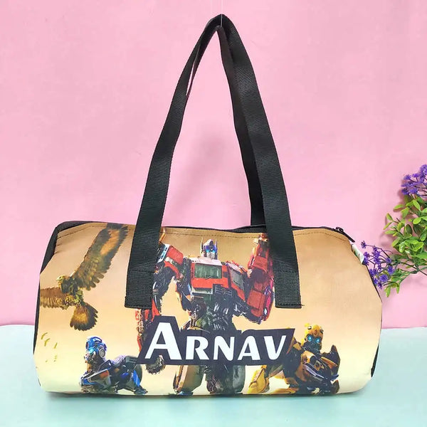 Personalised Cartoon Printed Swimming Duffle Bag for Kids